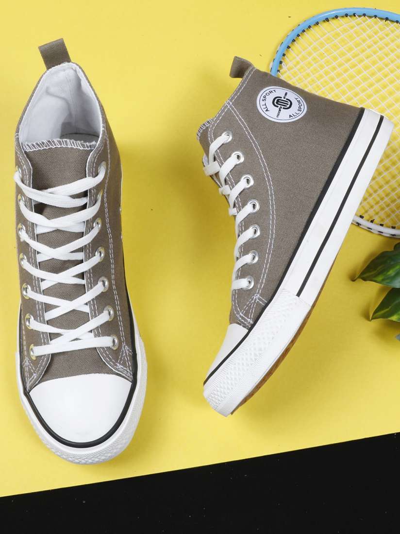 Buy MOZAFIA Men Lightweight High Top Lace Up Canvas Sneakers Casual Shoes for Men 22855660 Myntra