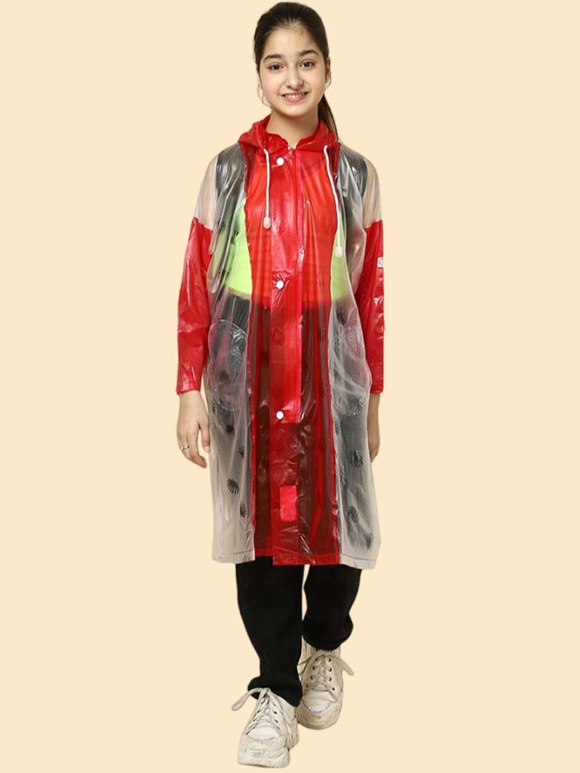 Buy THE CLOWNFISH Kids Waterproof PVC Raincoat Rain Jacket for Unisex Kids 22856066 Myntra