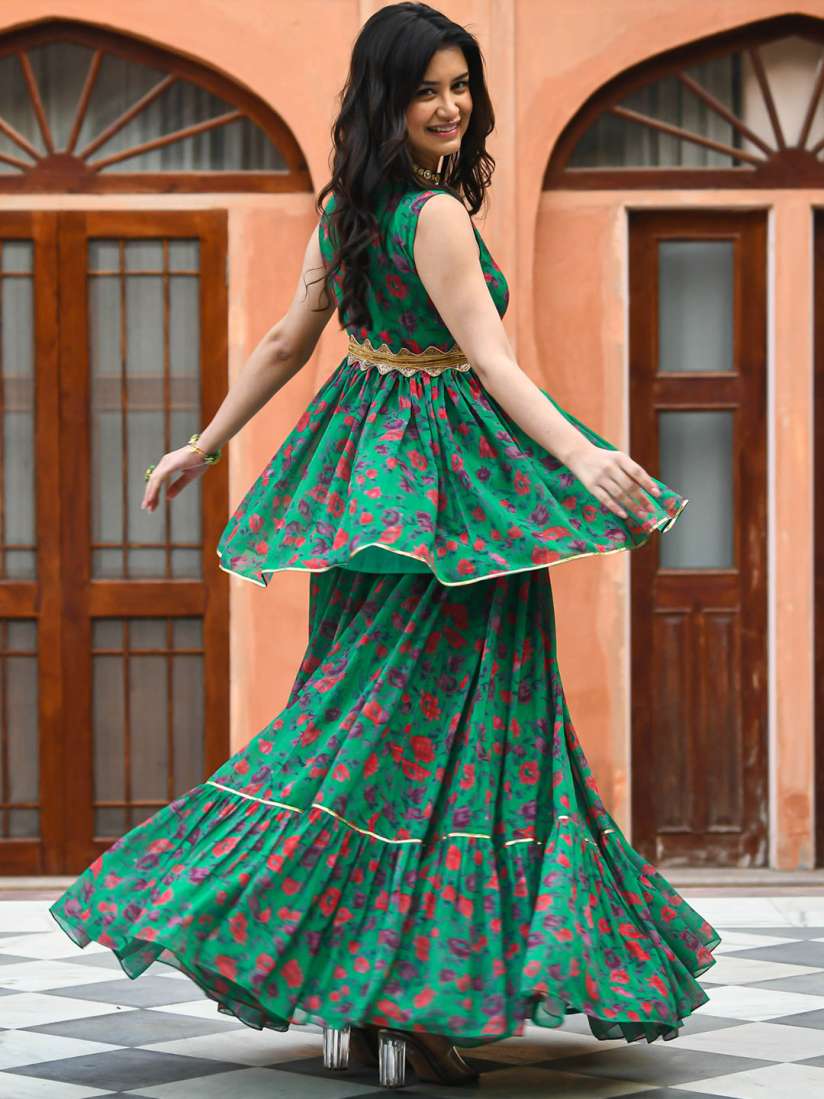 Skirt with kurti 2025