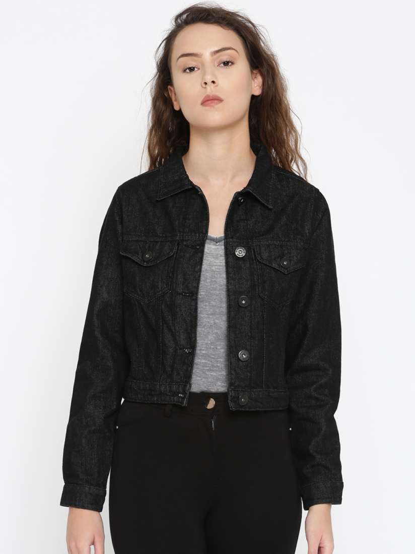 Denim jacket on myntra sales