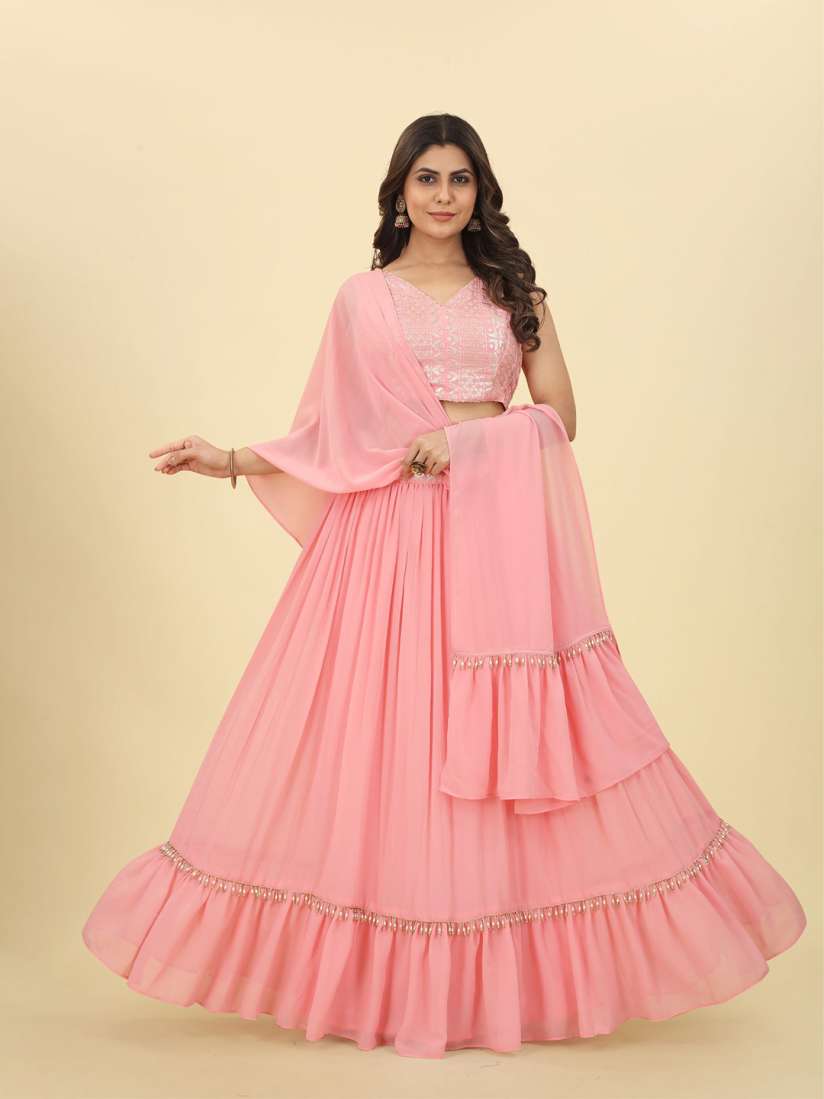 Myntra lehenga dress top
