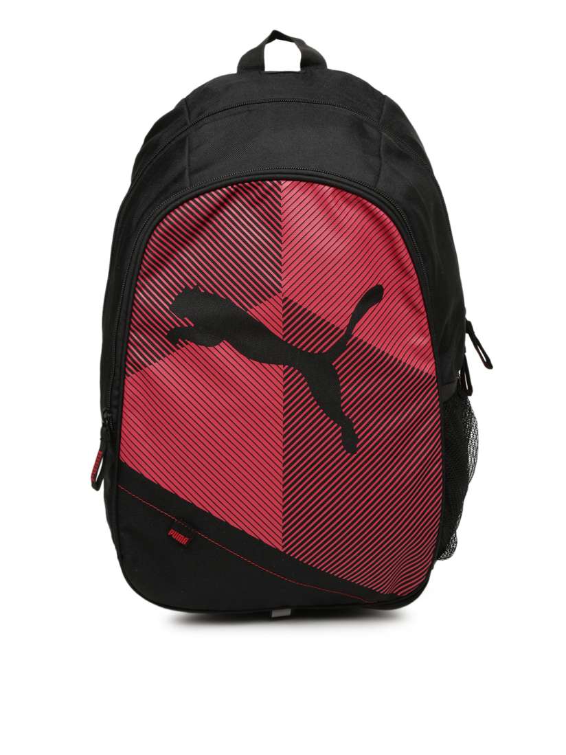 Puma graphic red backpack discount
