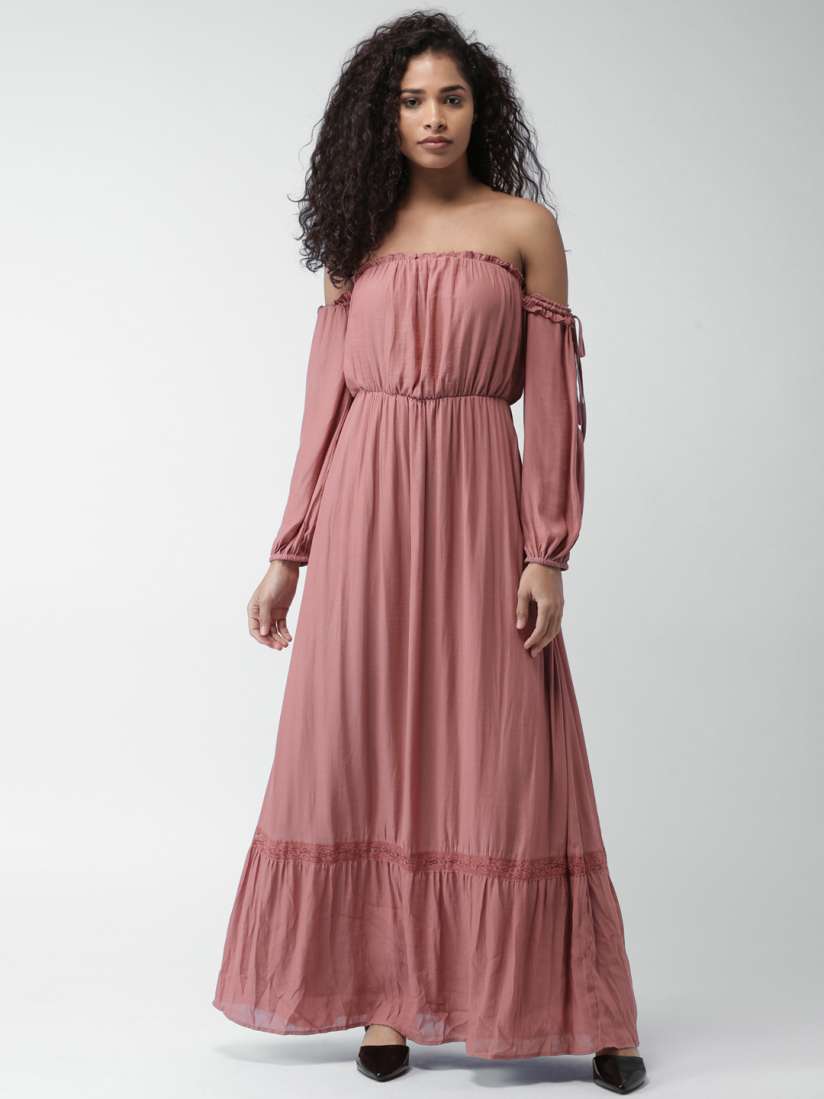 Buy FOREVER 21 Women Pink Solid Maxi Dress Dresses for Women 2287360 Myntra