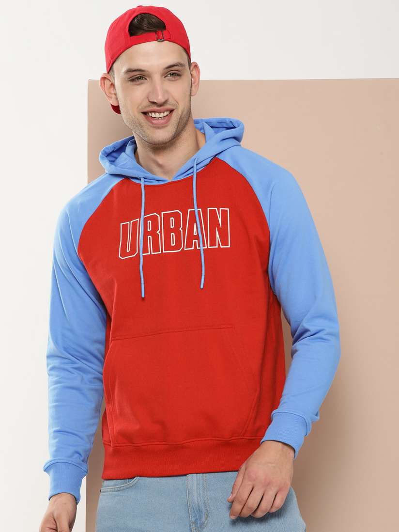 Buy HERE NOW Graphic Printed Hooded Sweatshirt Sweatshirts for Men 22873858 Myntra