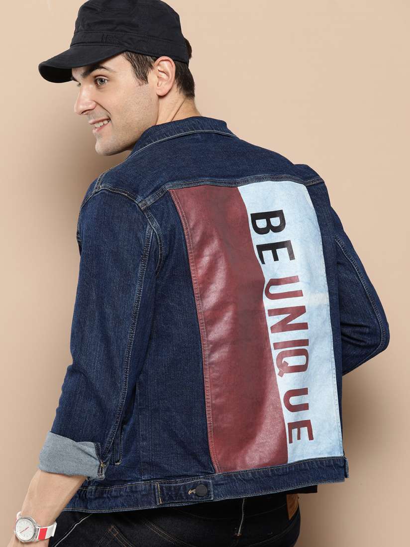 Printed jackets mens top