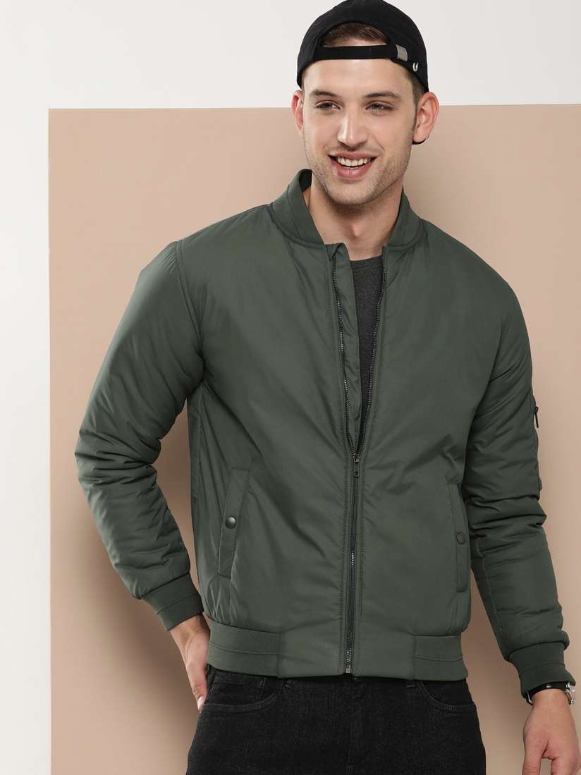 Bomber jacket men myntra discount