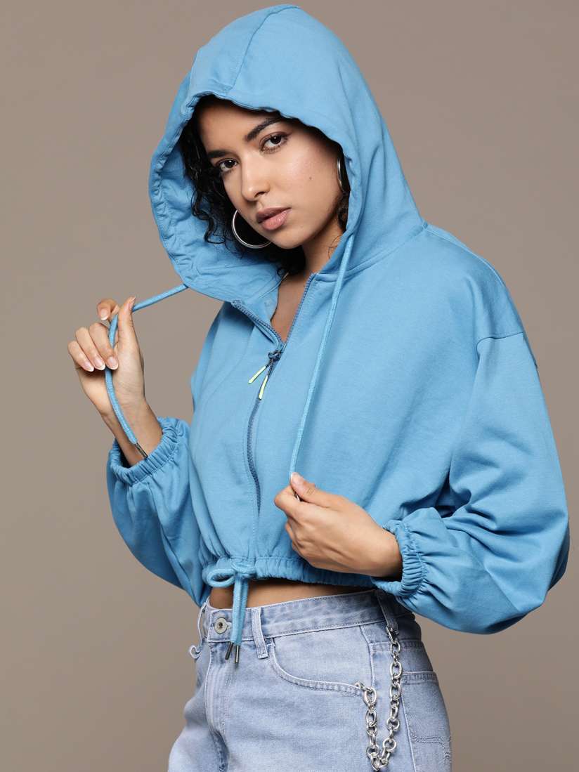 Women hoodies myntra 2025