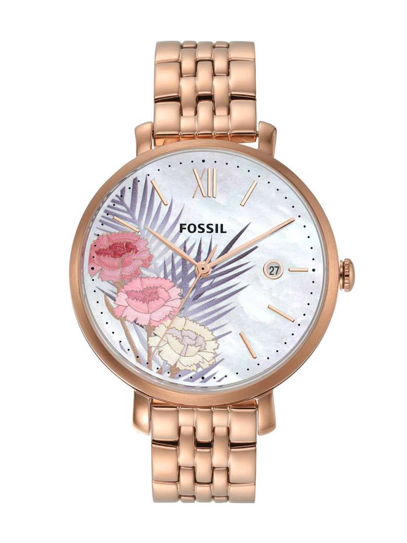 Fossil floral watch on sale