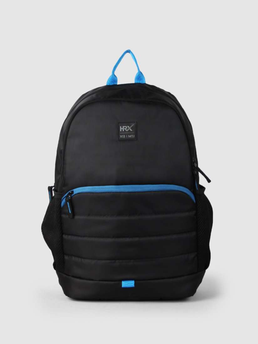 Buy HRX by Hrithik Roshan Black Blue Medium Size Backpack Backpacks for Unisex 22878844 Myntra