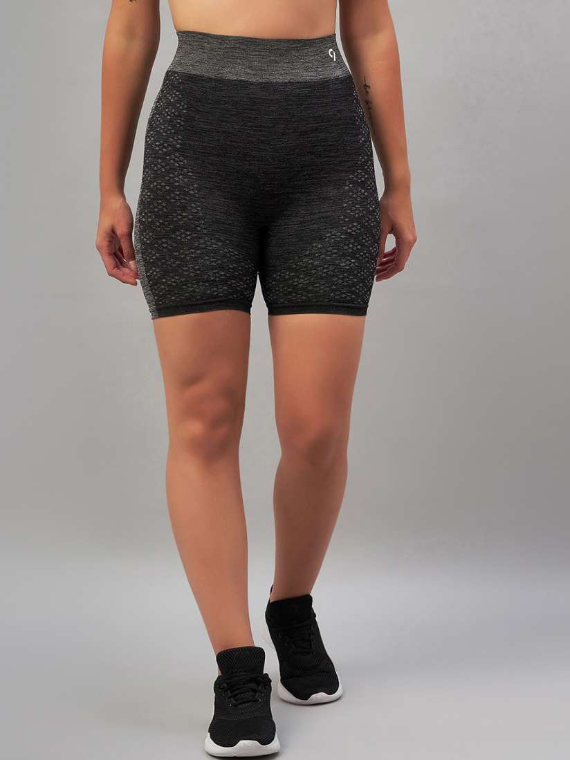 Buy C9 AIRWEAR Women Self Design High Rise Cycling Sports Shorts Shorts for Women 22879694 Myntra