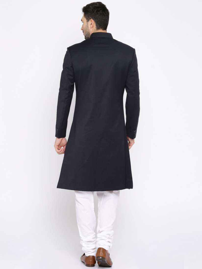 Buy Raymond Ethnix Navy White Sherwani Sherwani for Men 2288516 Myntra