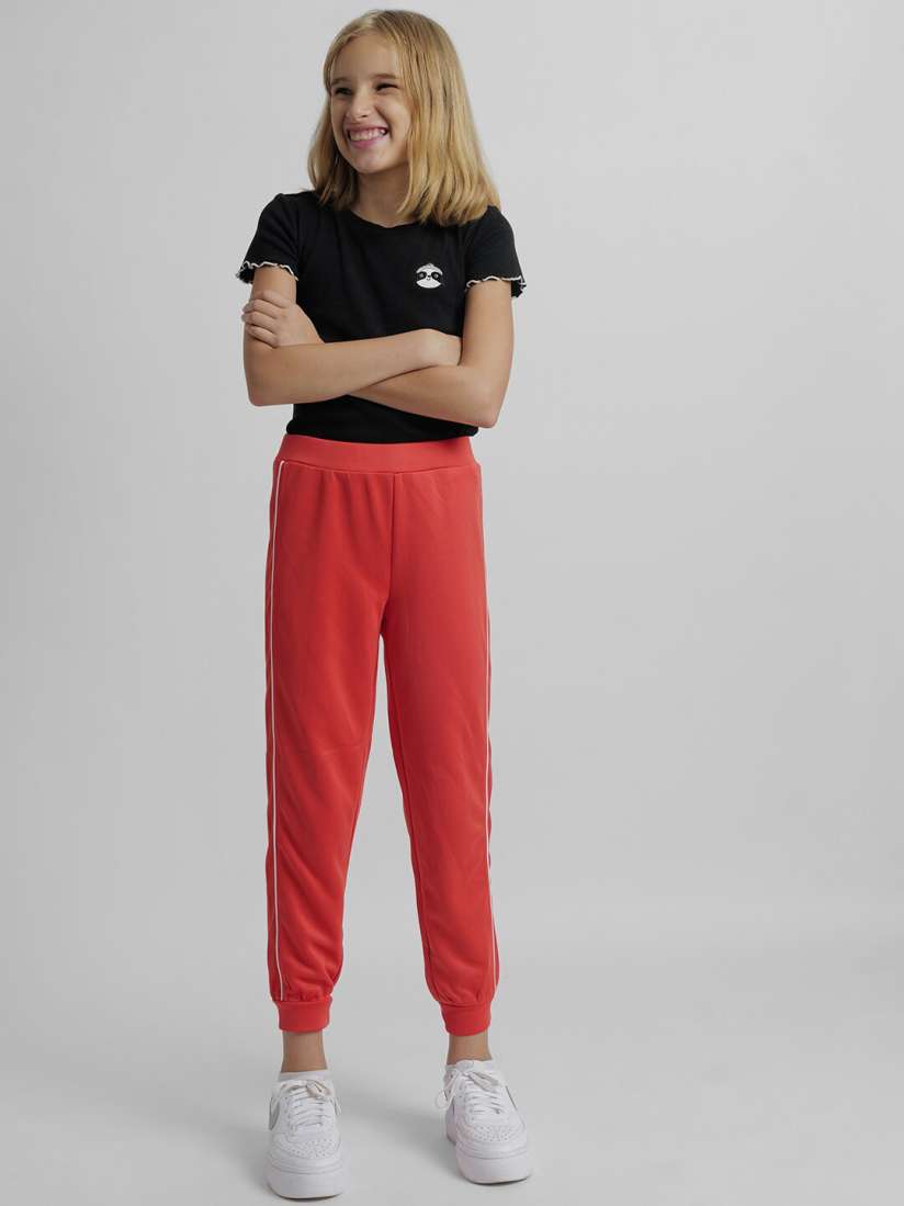 Buy KIDS ONLY Girls Slim Fit Joggers Track Pants for Girls 22895754 Myntra