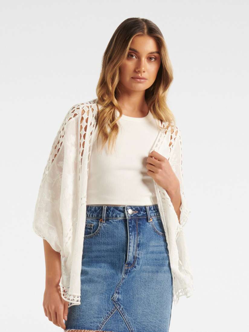Buy Forever New Self Design Kimono Sleeves Cut Out Kaftan Top Tops for Women 22903156 Myntra