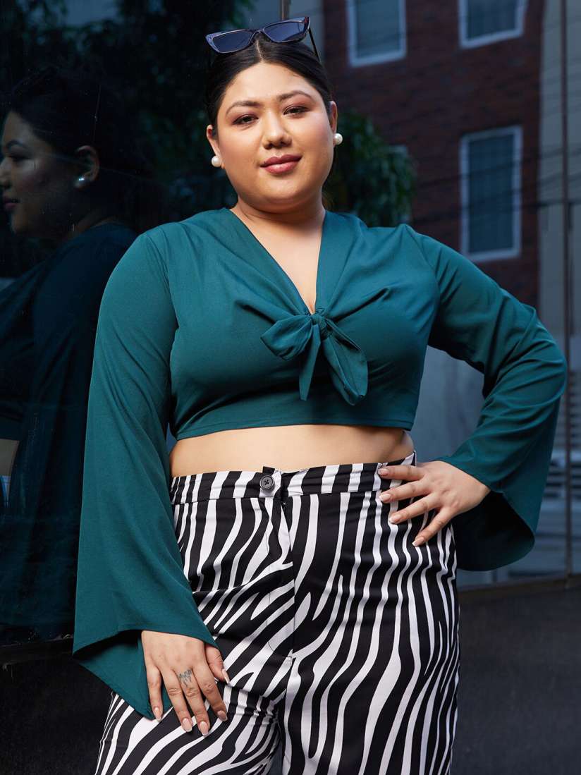 Myntra plus size tops sale