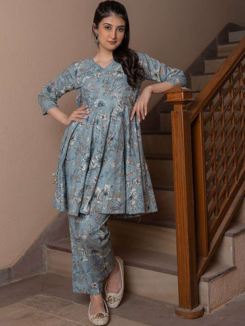 Myntra cotton long kurti best sale