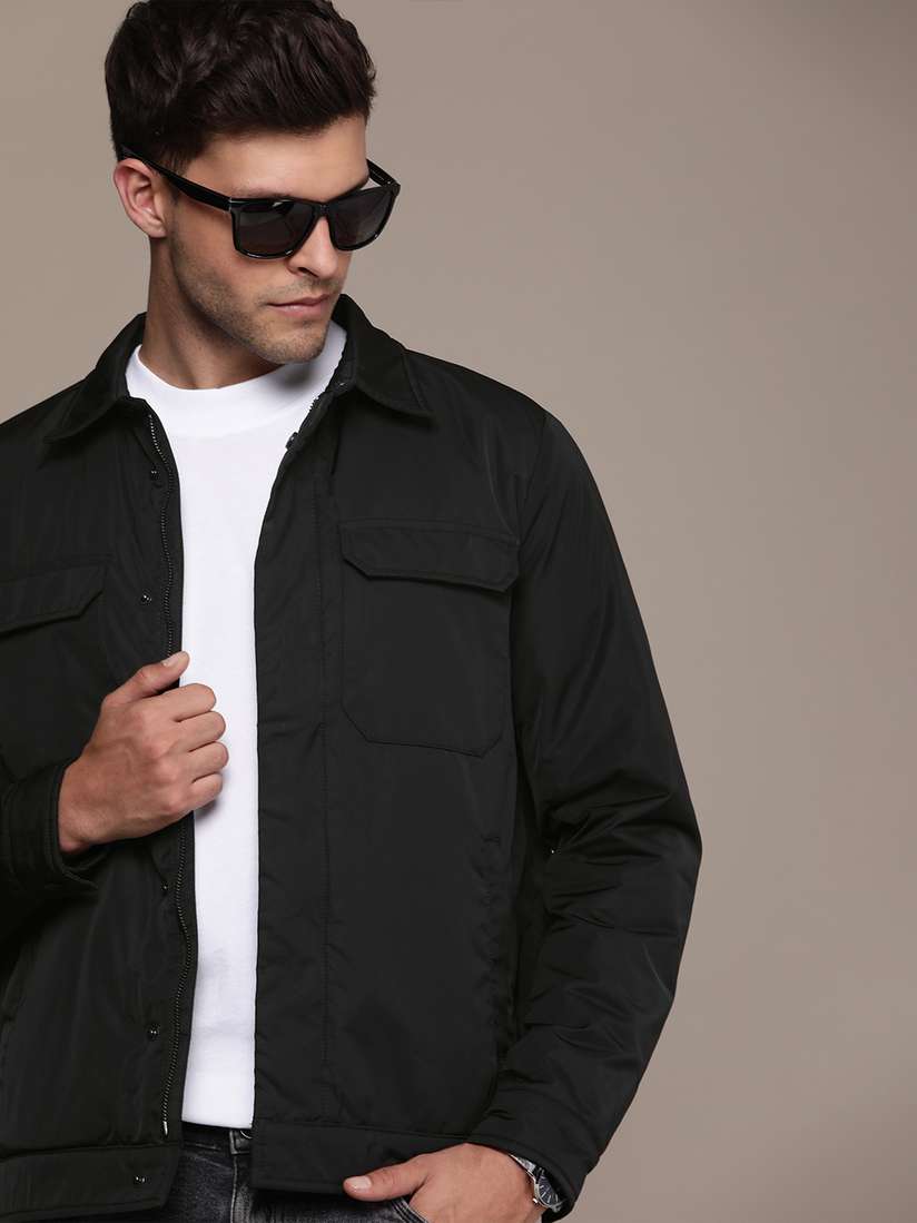 Jacket For Men With Collar Corduroy Jacket With Borg Collar Boohoo
