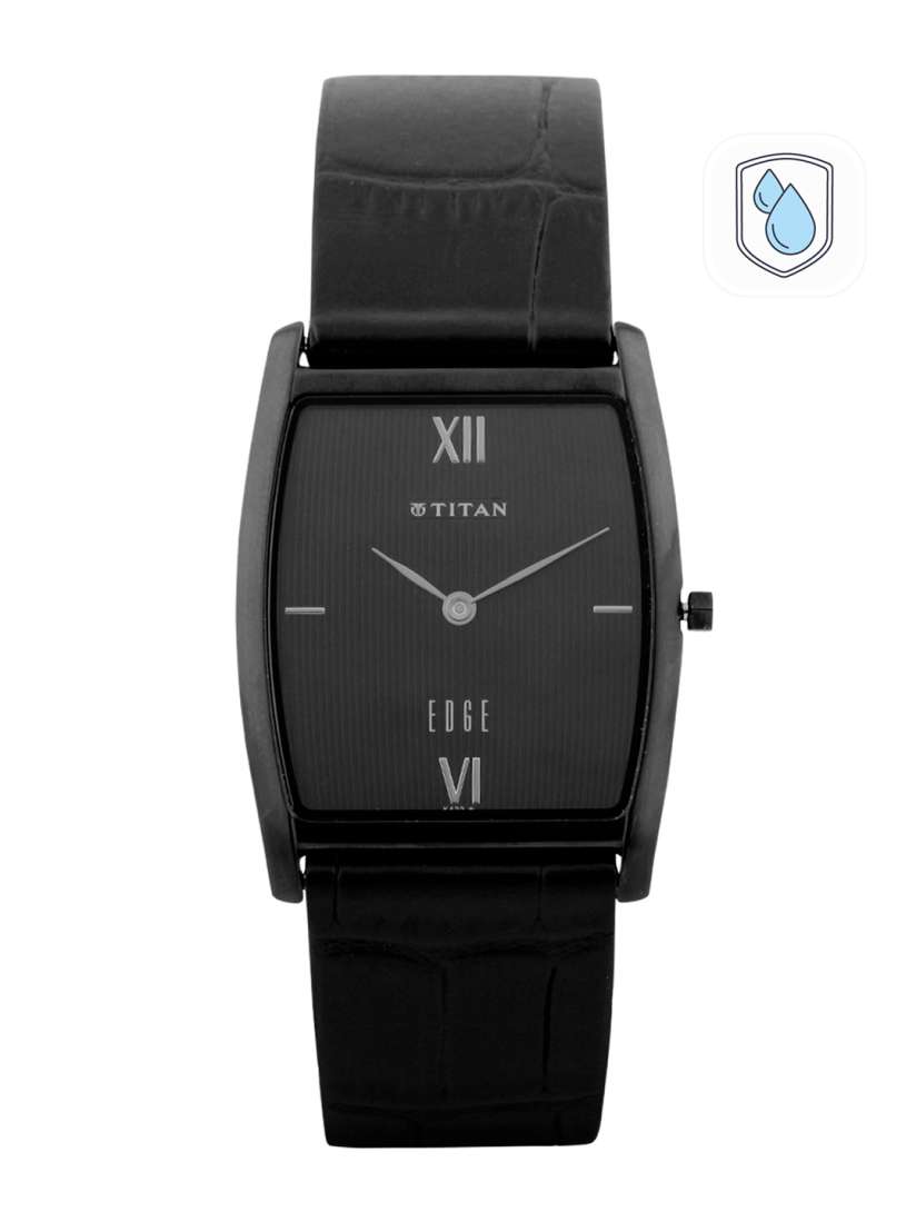 Buy Titan Edge Men Black Dial Watch NH1044NL01A Watches for Men 229165 Myntra