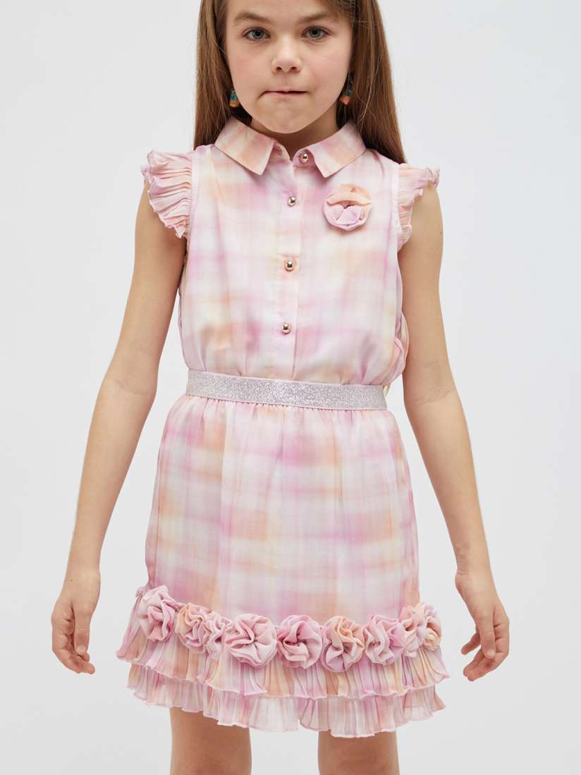 Ruffle skirt myntra deals