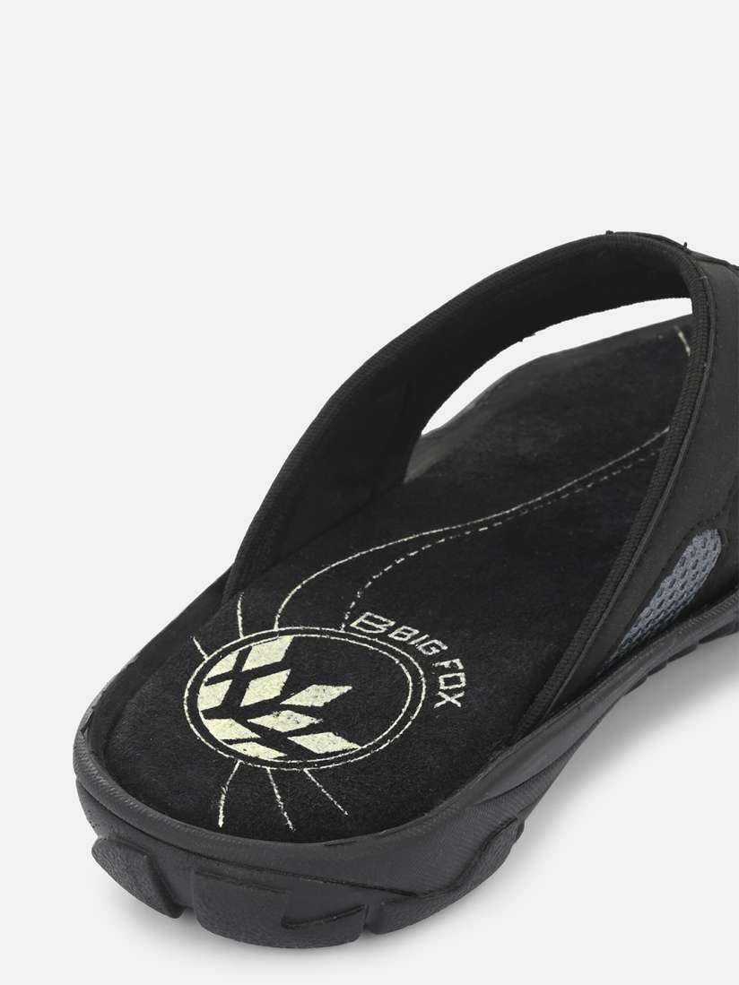 Big fox men's black casual sandal store