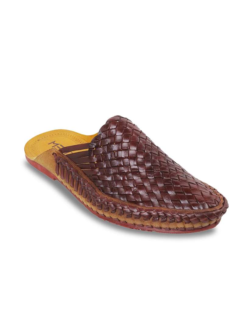 Buy Metro Men Braided Leather Shoe Style Sandals Sandals for Men 22929022 Myntra