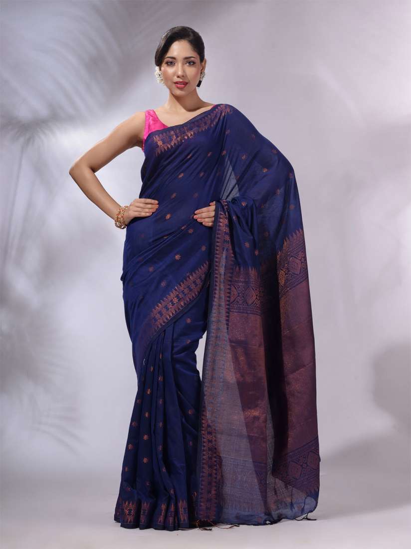 Myntra handloom saree hot sale