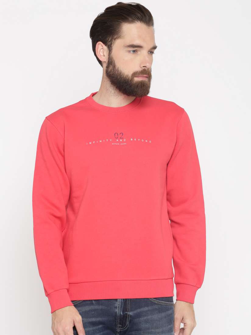 Octave red sweatshirt cheap