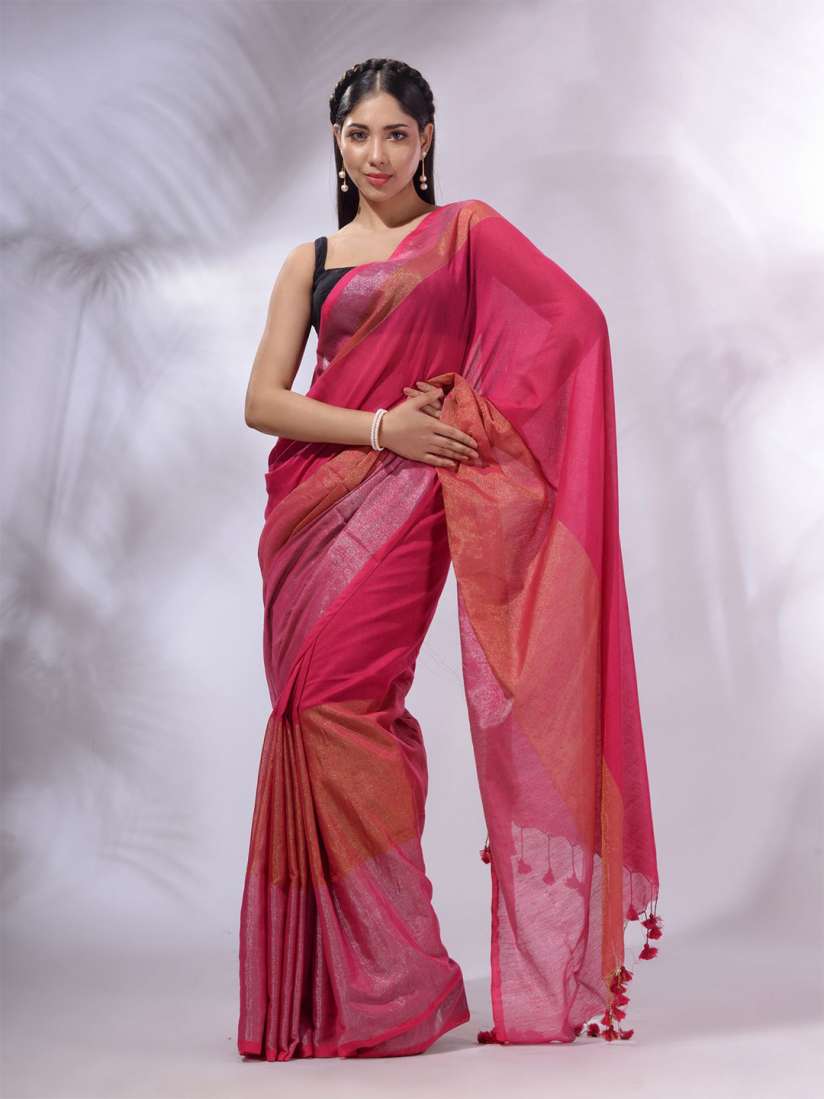 Myntra handloom saree hot sale