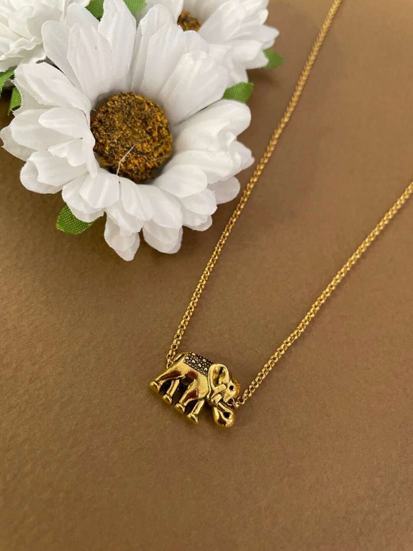 Elephant choker necklace discount