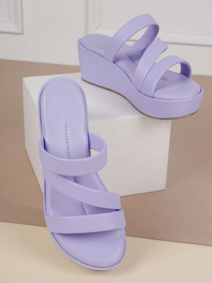 Buy SAPATOS Slip On Synthetic Leather Party Wedges Heels for Women 22947184 Myntra