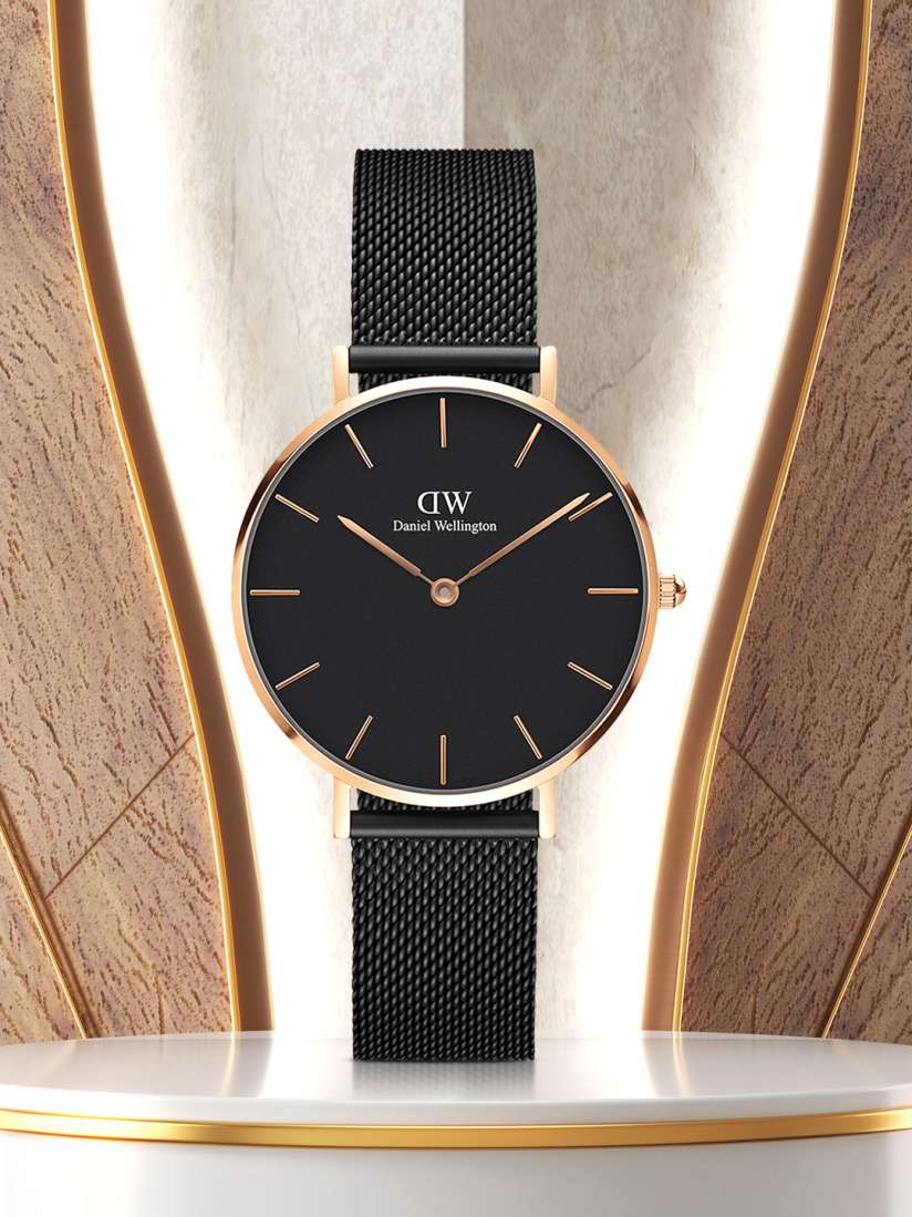 Buy Daniel Wellington Petite Ashfield Women Dial Black 32mm Analogue Watch DW00100201 Watches for Women 2295194 Myntra