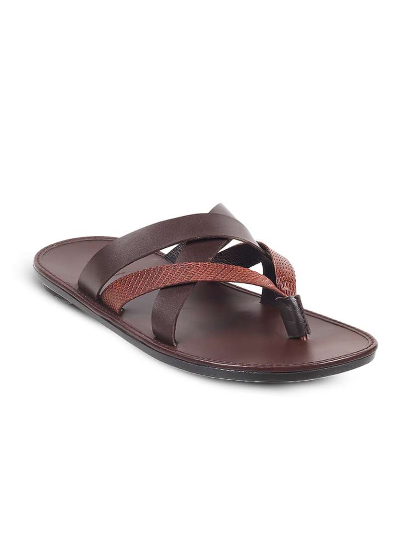 Buy Mochi Men Textured Leather Comfort Sandals Sandals for Men 22954402 Myntra