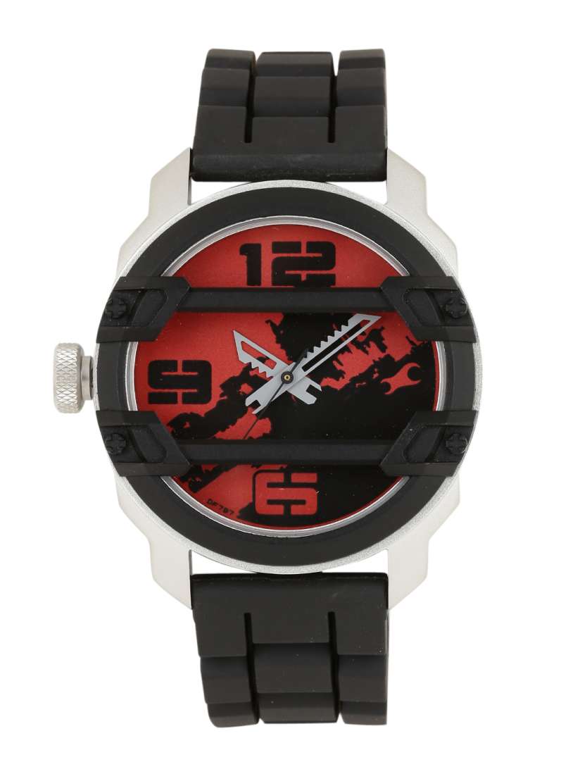 Buy Fastrack Men Black Red Analogue Watch NK3153KP01 BBD Watches for Men 2296388 Myntra
