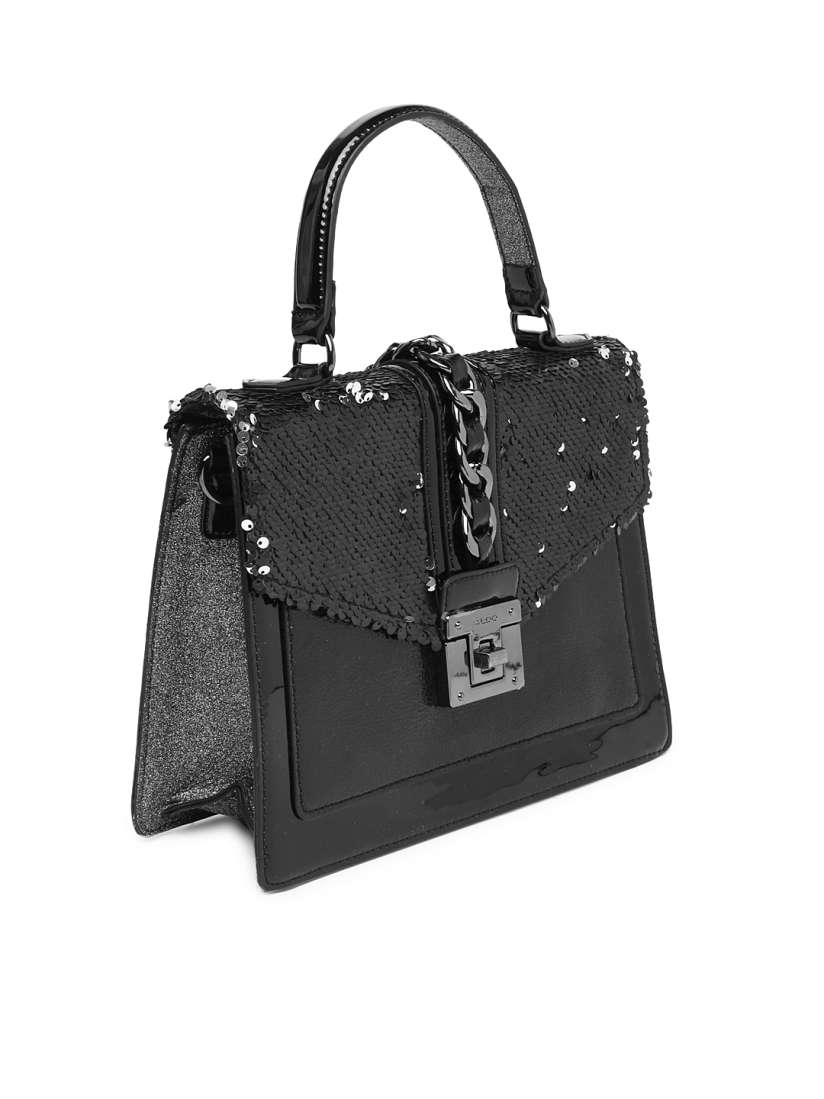 Buy ALDO Black Embellished MACON Satchel Handbags for Women 2296930 Myntra
