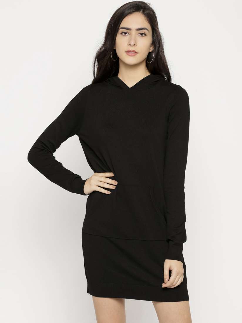 Hooded dress forever 21 clearance