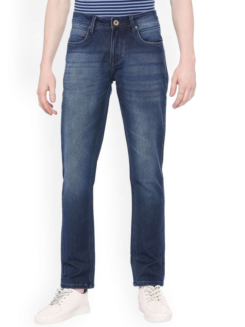 Buy Integriti Men Slim Fit Clean Look Heavy Fade Whiskers Cotton Jeans Jeans for Men 22975854 Myntra