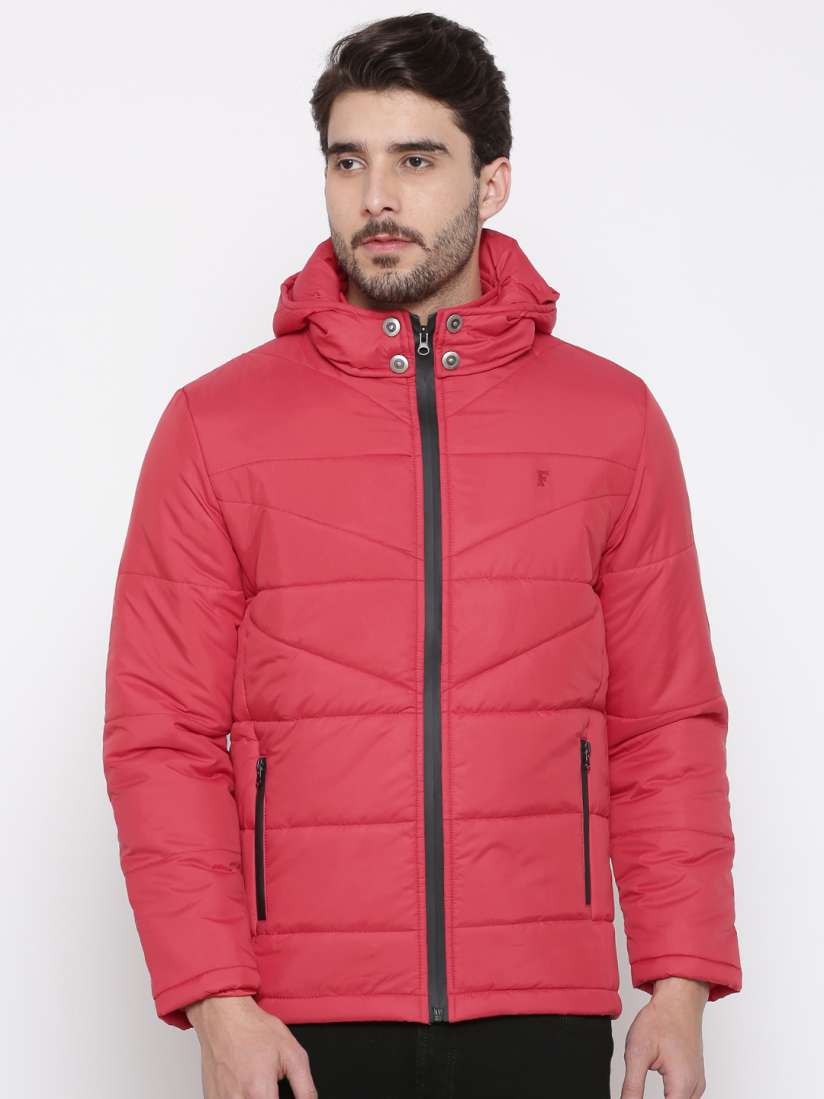 Buy French Connection Men Red Solid Puffer Jacket Jackets for Men 2298062 Myntra