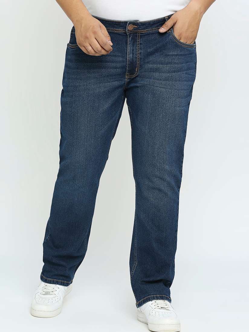 Buy Turning Blue Mens Plus Size Slim Fit Jeans Jeans for Men 22987548 Myntra