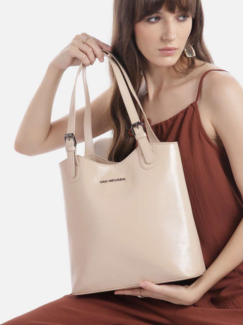 Buy Van Heusen Women Structured Shoulder Bag Handbags for Women 22989380 Myntra