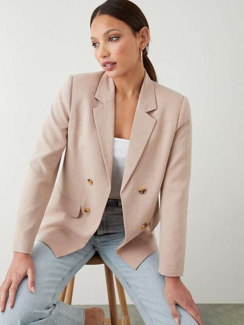 Buy DOROTHY PERKINS Women Double Breasted Open Front Smart Casual Blazer Blazers for Women 22997470 Myntra