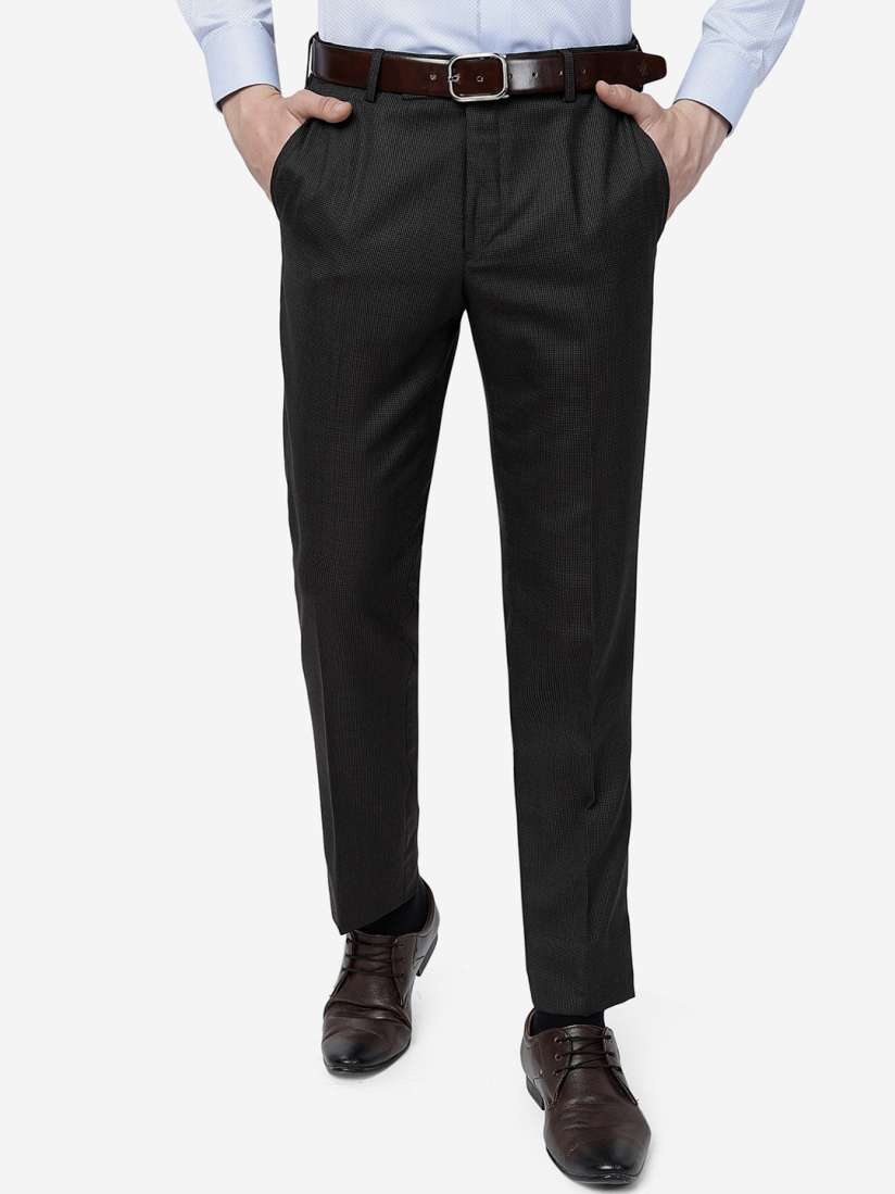 Buy METAL Men Slim Fit Formal Trousers Trousers for Men 22997890 Myntra