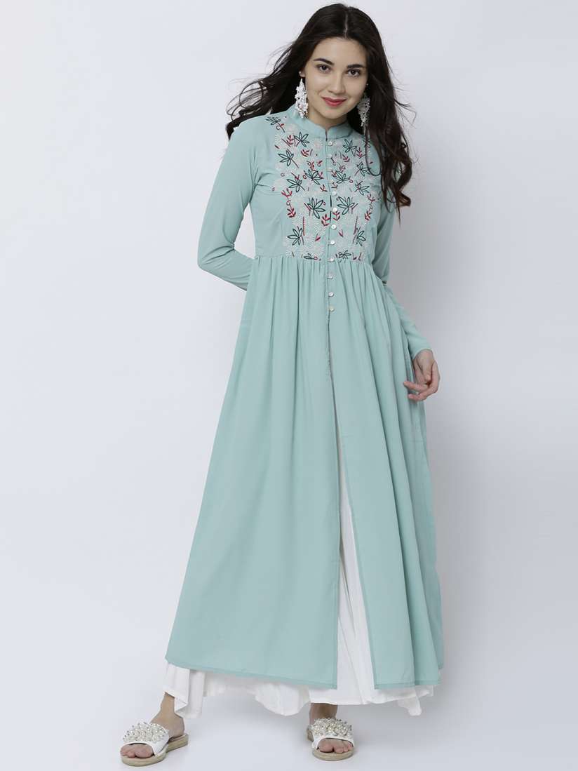 Buy Vishudh Women Yoke Design Anarkali Kurta Kurtas for Women 2300265 Myntra