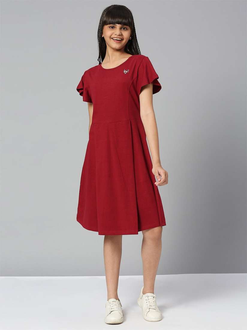 Buy JUSTICE Girls Formal Fit Flare Dress Dresses for Girls 23009376 Myntra