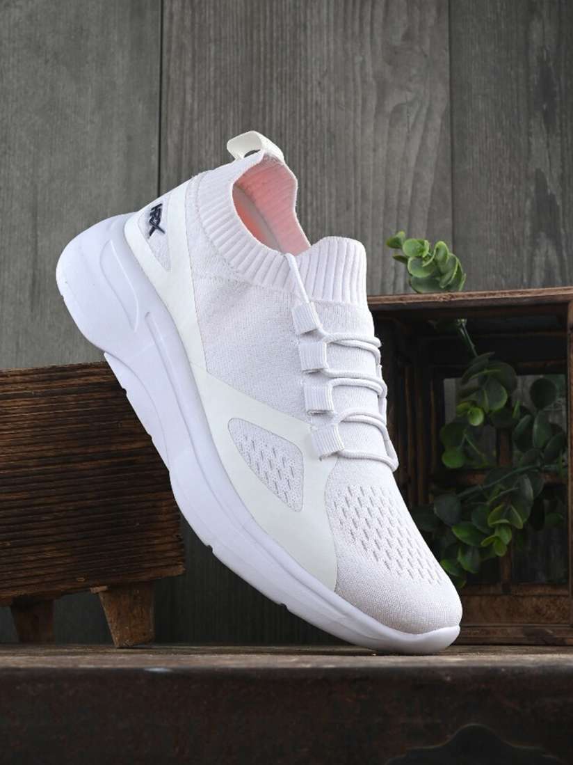 Buy HRX by Hrithik Roshan Men White Non Marking Fresh Foam Walking Sports Shoes Sports Shoes for Men 23009564 Myntra