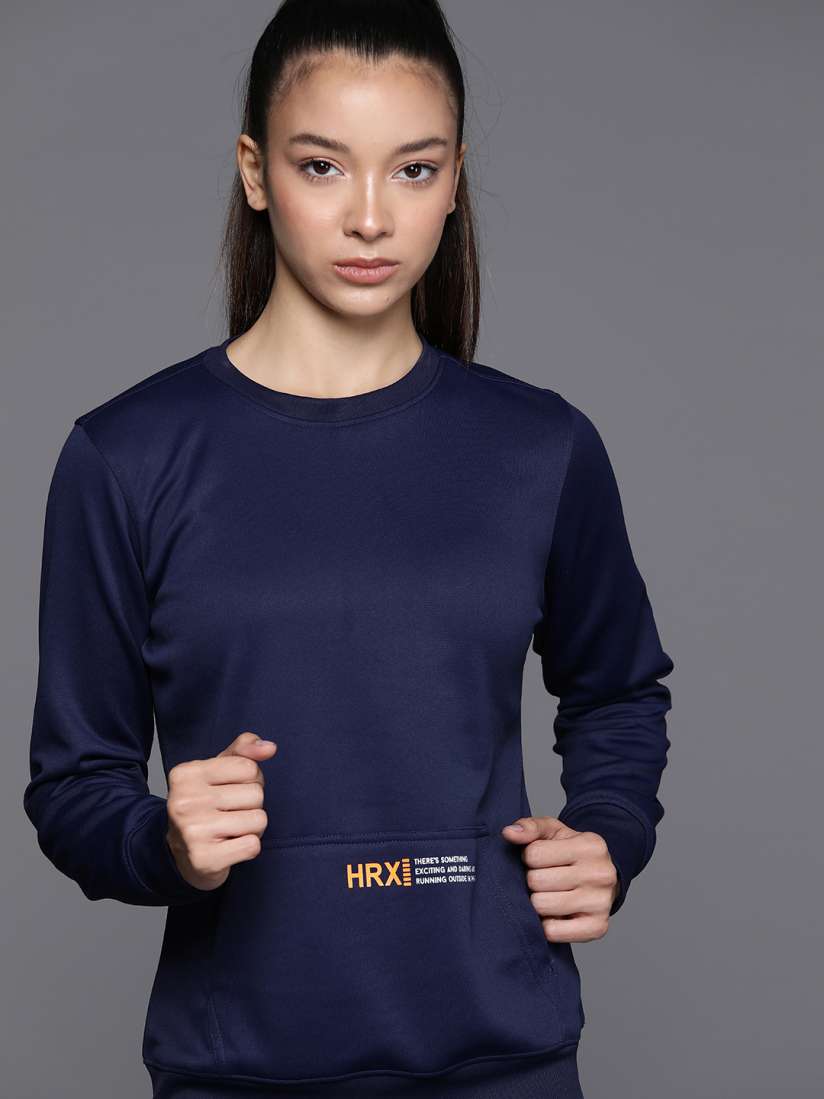 Buy HRX by Hrithik Roshan Women Rapid Dry Reflective Detail Running Sweatshirt Sweatshirts for Women 23029194 Myntra