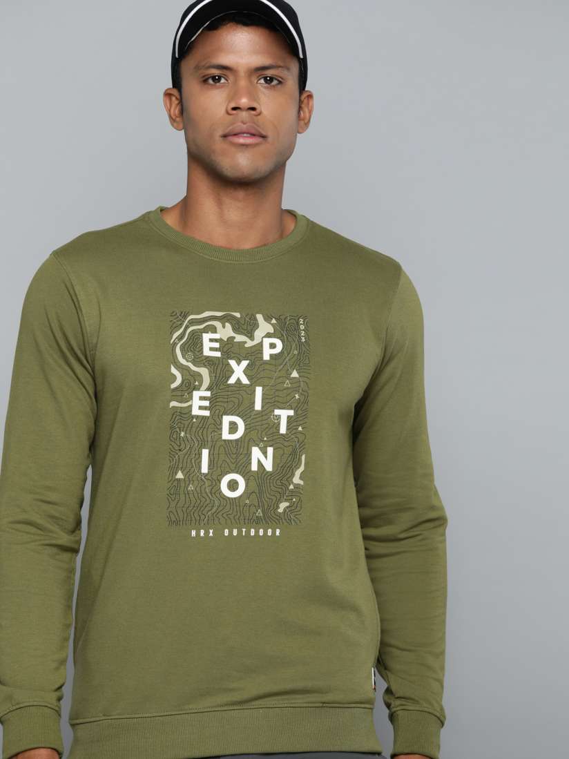 Buy HRX by Hrithik Roshan Printed Outdoor Sweatshirt Sweatshirts for Men 23029418 Myntra