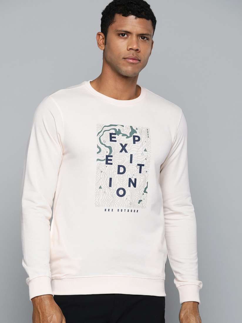 Buy HRX by Hrithik Roshan Printed Outdoor Sweatshirt Sweatshirts for Men 23029436 Myntra