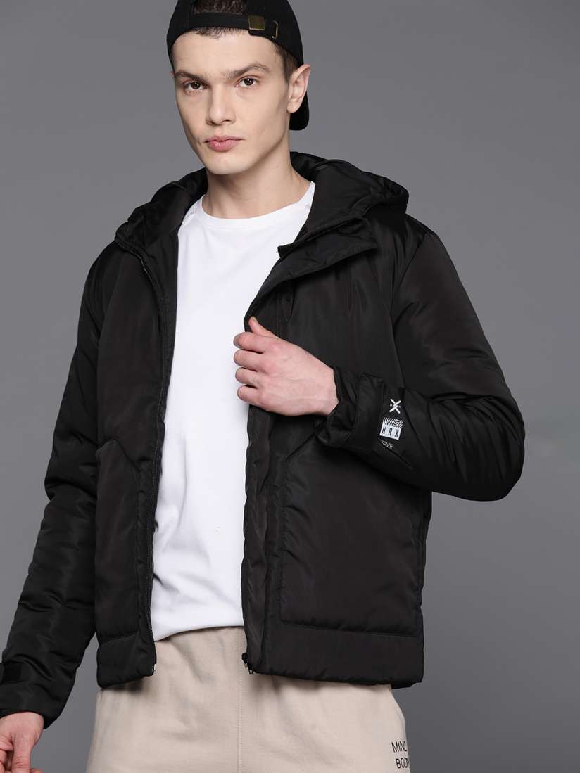 Buy HRX by Hrithik Roshan Men Hooded Padded Jacket Jackets for Men 23029594 Myntra