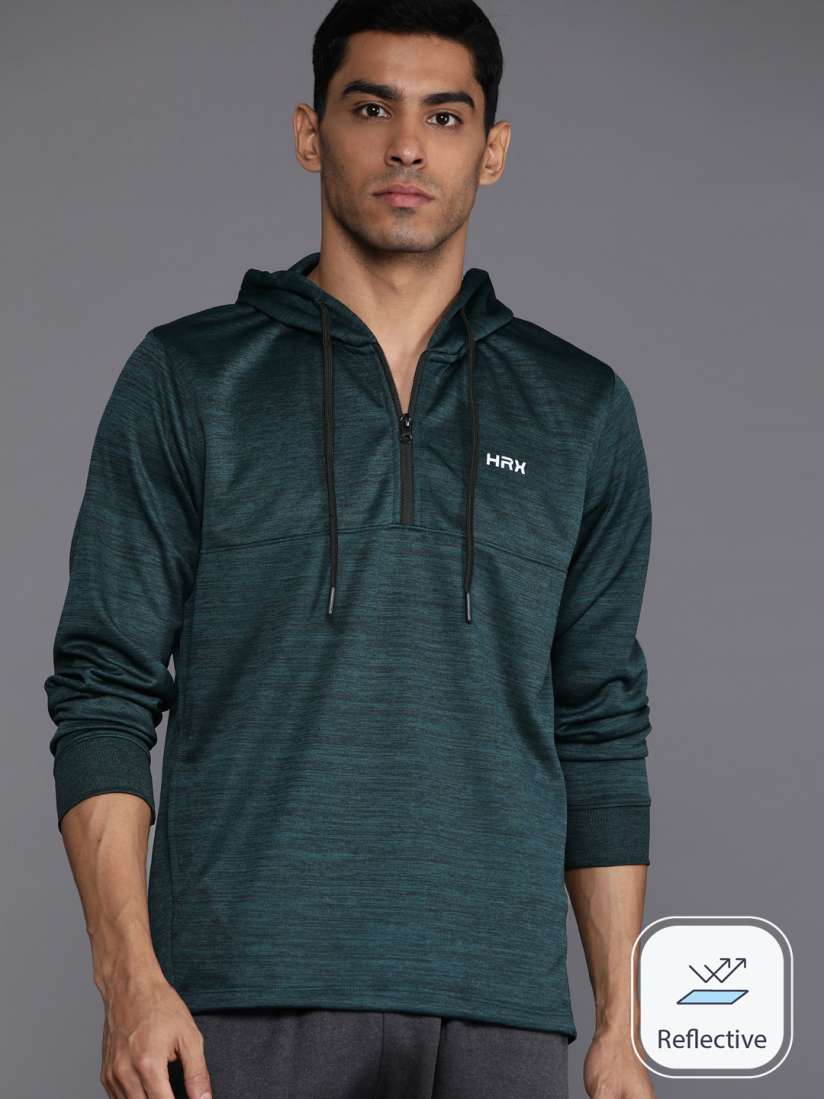 Buy HRX by Hrithik Roshan Rapid Dry Running Hooded Sweatshirt Sweatshirts for Men 23029798 Myntra