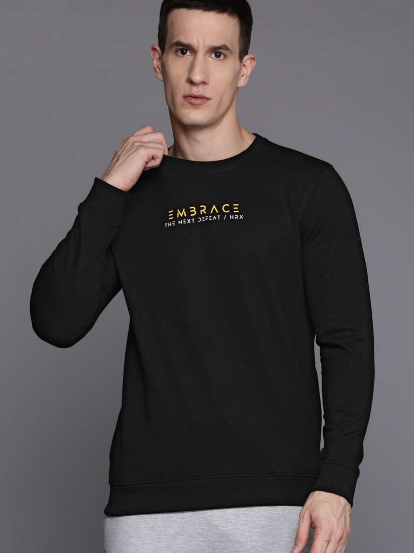 Buy HRX by Hrithik Roshan Printed Detail Lifestyle Sweatshirt Sweatshirts for Men 23029812 Myntra
