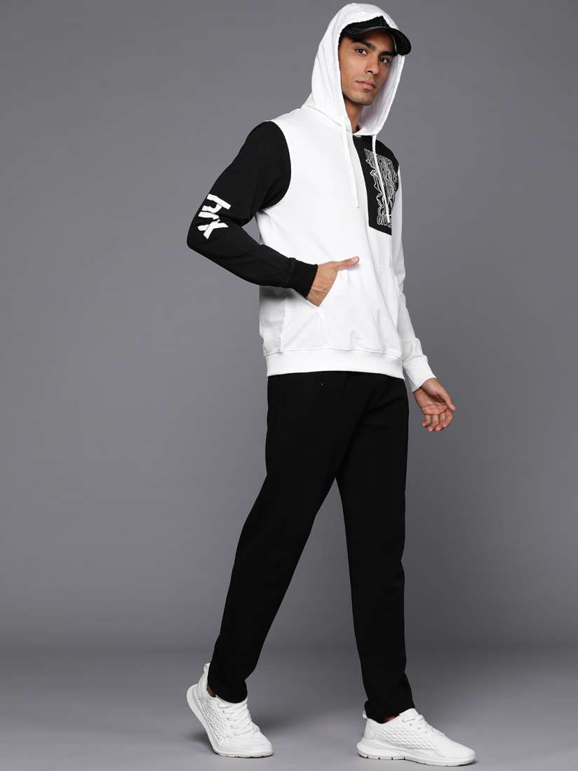 Buy HRX by Hrithik Roshan Abstract Printed Pure Cotton Lifestyle Hooded Sweatshirt Sweatshirts for Men 23029826 Myntra